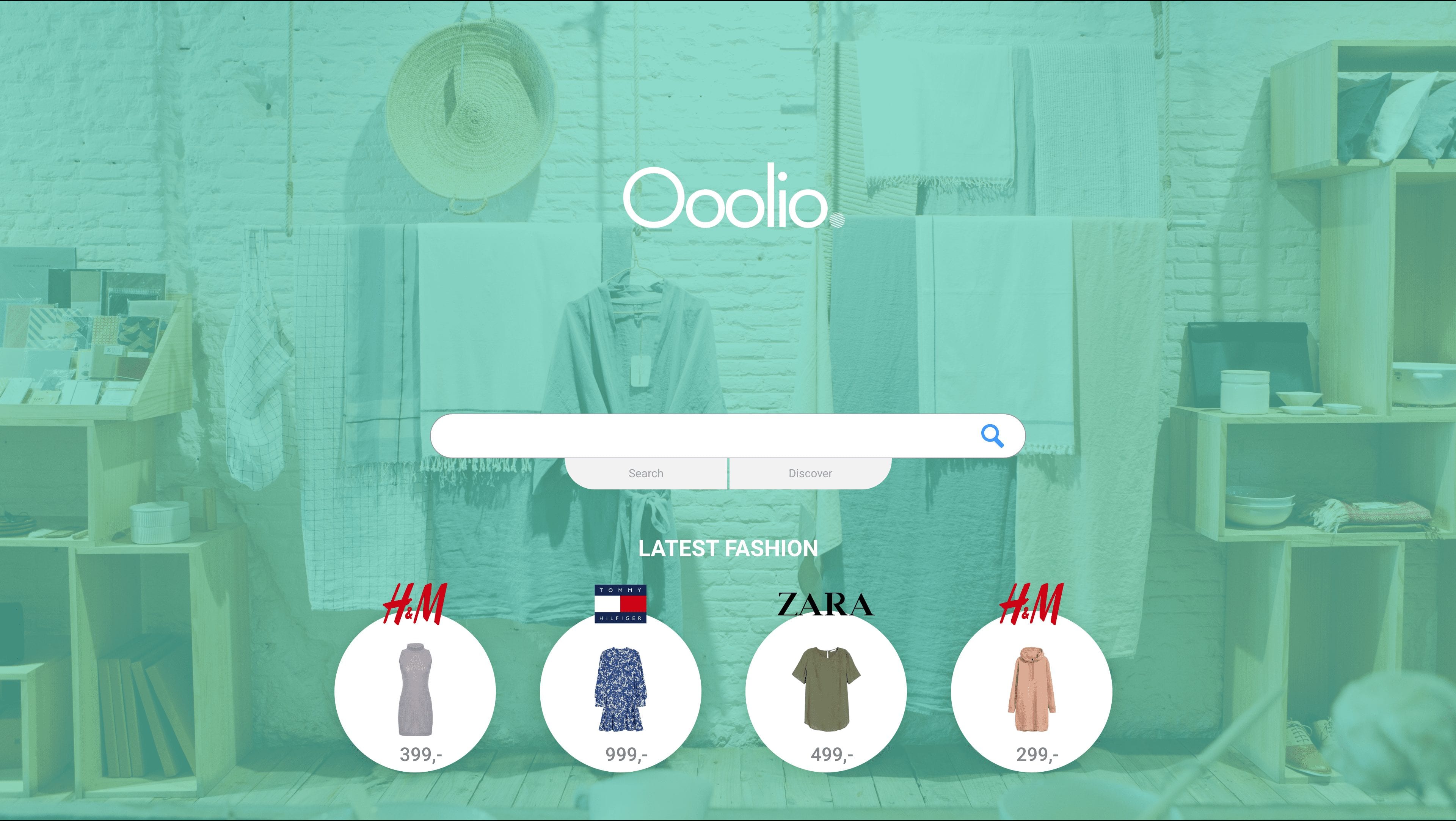 ooolio landing page